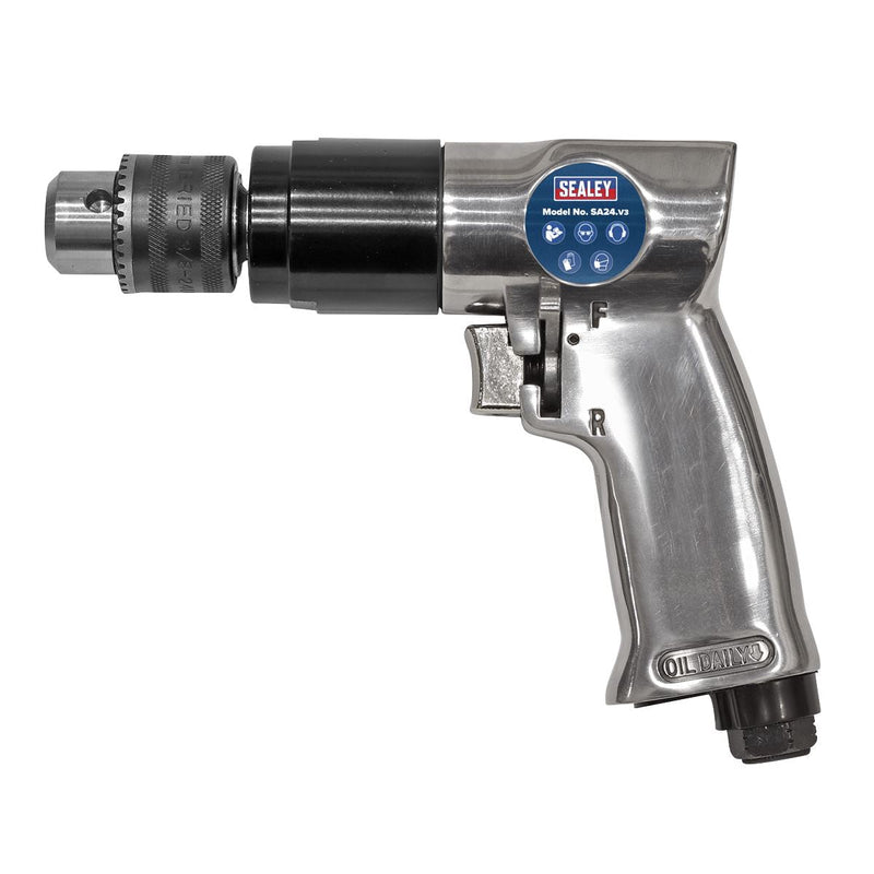 Sealey Air Drill10mm 1800rpm Reversible SA24 Sealey - Dynamic Drive