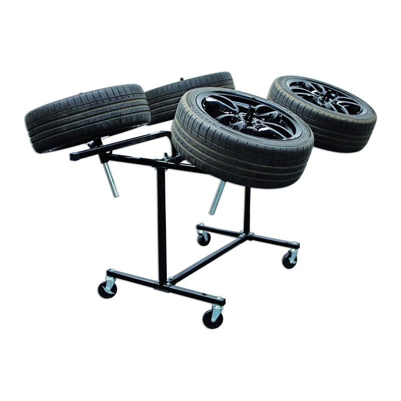 Power-Tec Alloy Wheel Painting Stand - Deluxe Heavy Duty 92417 Laser - Dynamic Drive