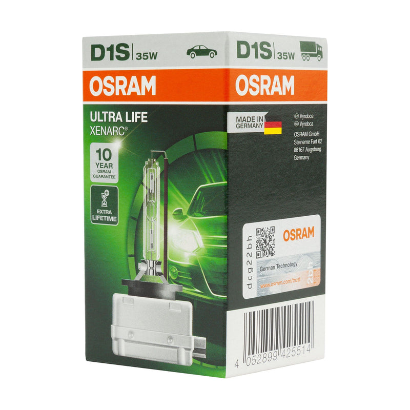 Osram XENARC ULTRA LIFE D1S HID Xenon discharge bulb, discharge lamp, 66140ULT, Osram - Dynamic Drive