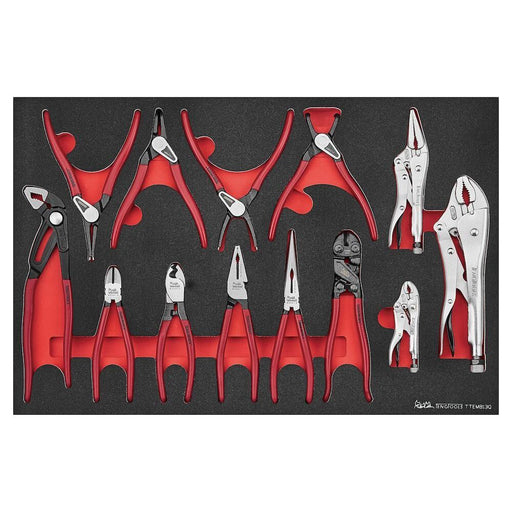 Teng Tools Plier Set Q FOAM4X4 13 Pieces Teng Tools - Dynamic Drive