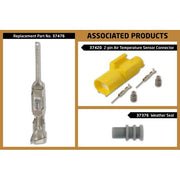 Connect Non-Insulated Male Terminals 100pc 37476 Tool Connection - Dynamic Drive