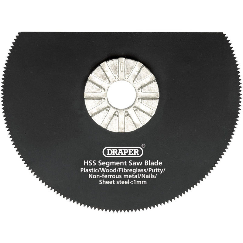 Draper HSS Segment Saw Blade, 88mm Diameter, 18tpi 26072 Draper - Dynamic Drive