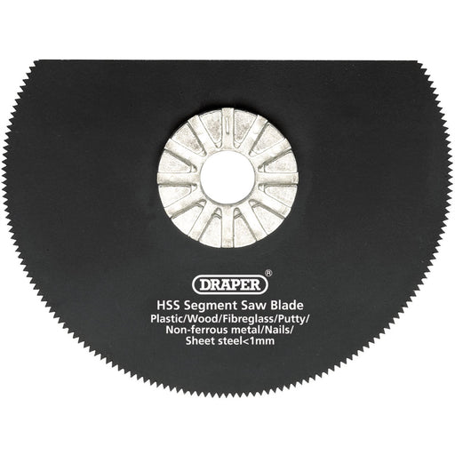 Draper HSS Segment Saw Blade, 88mm Diameter, 18tpi 26072 Draper - Dynamic Drive
