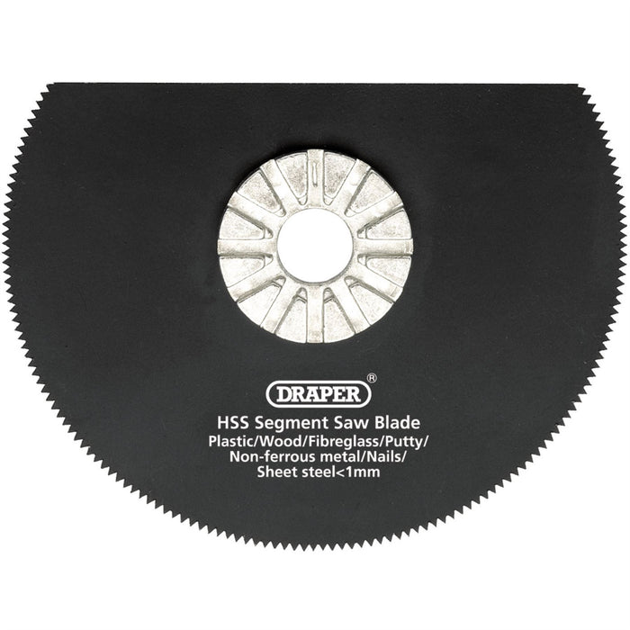 Draper HSS Segment Saw Blade, 88mm Diameter, 18tpi 26072 Draper - Dynamic Drive