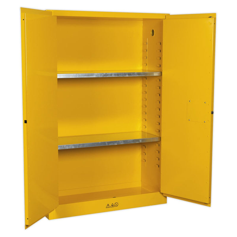 Sealey Flammables Storage Cabinet 1095 x 460 x 1655mm FSC10 Sealey - Dynamic Drive