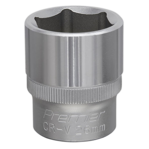 Sealey WallDrive Socket 26mm 1/2"Sq Drive S1226 Sealey - Dynamic Drive