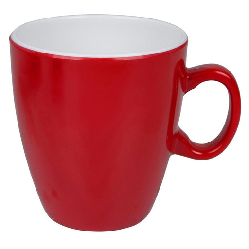 Bo-Camp Mug Two Tone Melamine 4 Pieces Red Bo-Camp - Dynamic Drive
