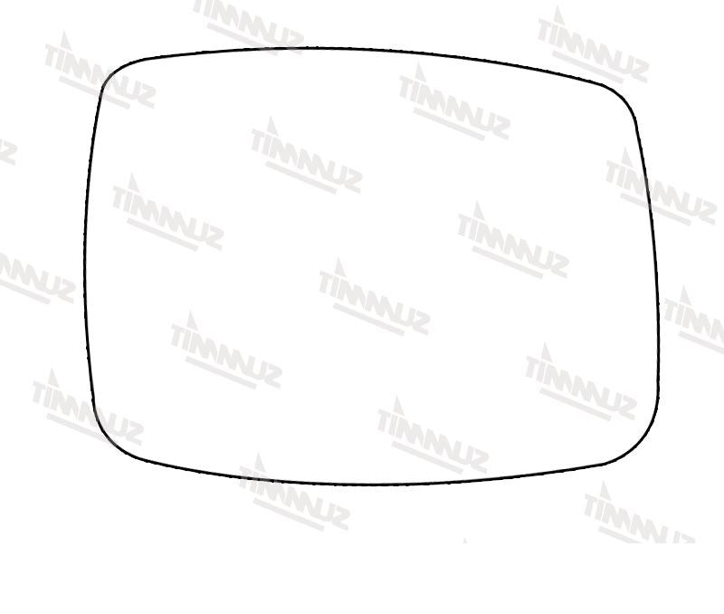 Summit Stick-On Aspheric Mirror Glass fits Nissan X-Trail 01 on RHS Summit - Dynamic Drive