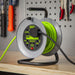 Sealey 15m Cable Reel with Thermal Trip 4 x 230V - Hi-Vis Green BCR153TG Sealey - Dynamic Drive