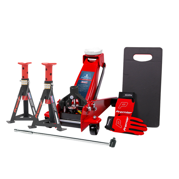 Sealey Trolley Jack 3tonne Combo 3290CXCOMBO Sealey - Dynamic Drive