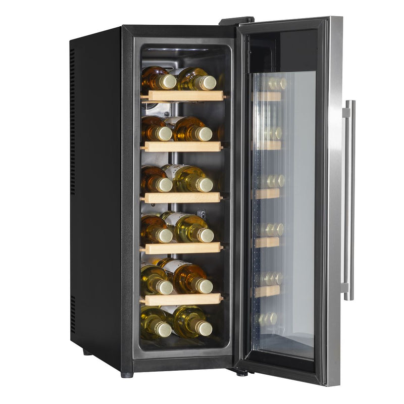 Baridi 12 Bottle Wine Fridge & Cooler - Stainless Steel DH74 Baridi - Dynamic Drive
