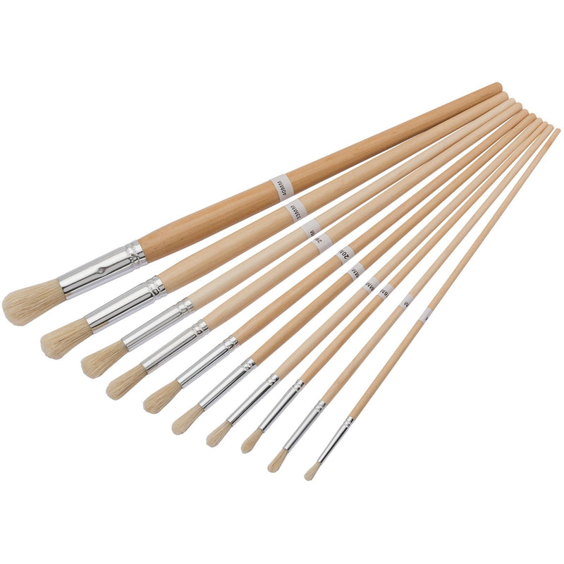 Draper Artist Paint Brush Set (10 Piece) 82523 Draper - Dynamic Drive