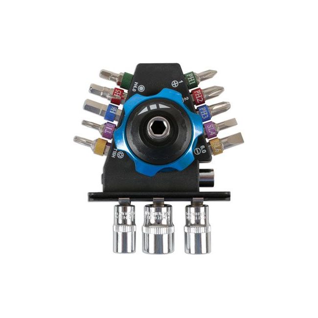 Laser Palm Ratchet Kit 15pc 6764 Laser - Dynamic Drive