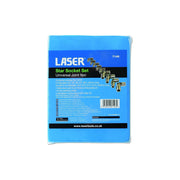Laser Universal Joint Star Socket Set 1/4"D, 3/8"D 9pc 7146 Laser - Dynamic Drive