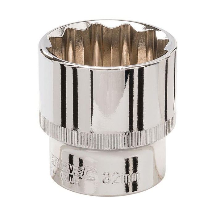 Silverline Socket 1/2" Drive 12pt Metric 32mm Silverline - Dynamic Drive