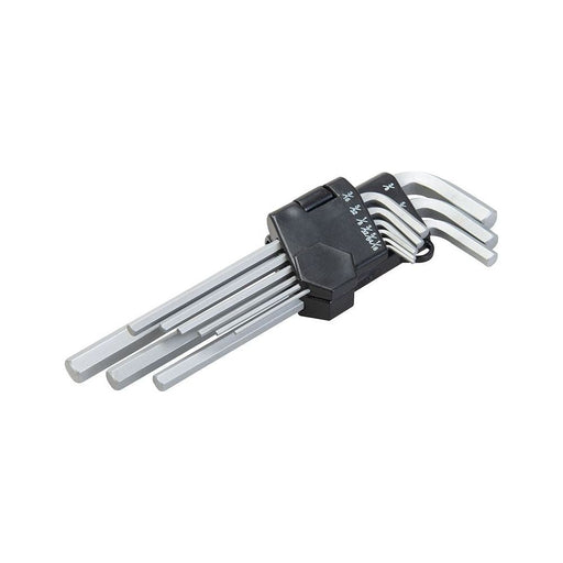 King Dick Hex Key Wrench Long Plastic Set AF 9pce 1/16" - 3/8" King Dick - Dynamic Drive