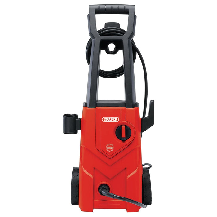 Draper 230V Pressure Washer, 1,600W, 135Bar, Red 00786 Draper - Dynamic Drive