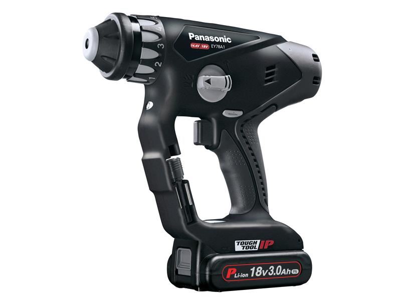 Panasonic EY78A1PN2G SDS Plus Rotary Hammer Drill & Driver 18V 2 x 3.0Ah Li-Ion Panasonic - Dynamic Drive