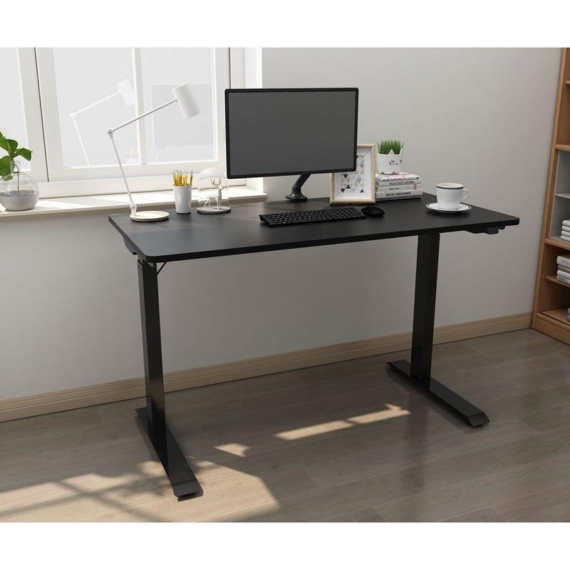 Dellonda Single Motor Adjustable-Height Electric Sit/Stand Desk - Black Desktop Dellonda - Dynamic Drive