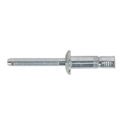 Sealey Steel Structural Rivet Zinc Plated6.3 x 32mm Pack of 100 MB6332 Sealey - Dynamic Drive