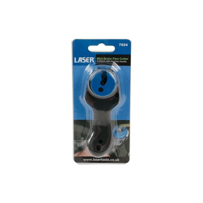 Laser Mini Ratcheting Brake Pipe Cutter 4.75mm 7624 Laser - Dynamic Drive
