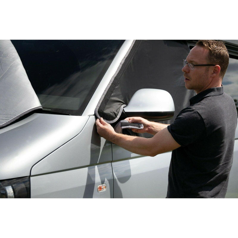 Transporter T5 T5.1 T6 Campervan External Windscreen Black Out Thermal Cover Maypole  - Dynamic Drive