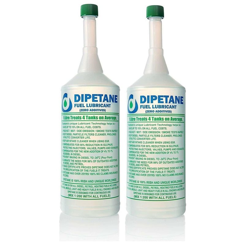 2x Dipetane 1L Fuel Treatment Reduce Emissions Injector DPF CAT EGR System Cleaner Dipetane  - Dynamic Drive