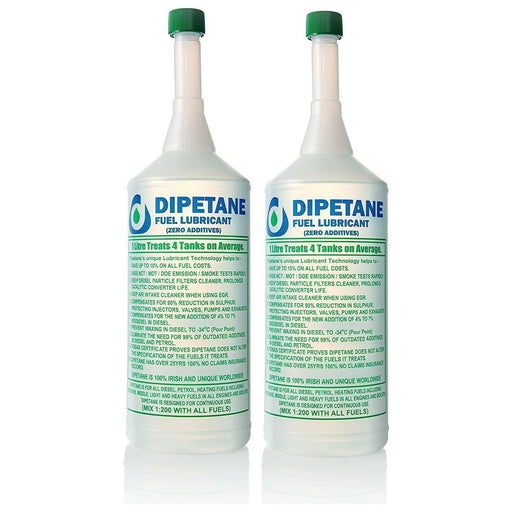 2x Dipetane 1L Fuel Treatment Reduce Emissions Injector DPF CAT EGR System Cleaner Dipetane  - Dynamic Drive