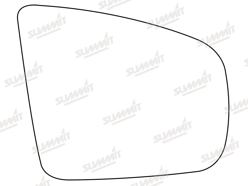Summit Heated Base Plate With Blind Spot Mirror Glass fits BMW X5 RHS Summit - Dynamic Drive