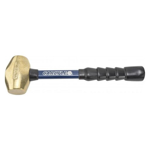 Carlyle Hand Tools Brass Hammer - Fiberglass Handle - 12in. - 4 lb Caryle Tools - Dynamic Drive