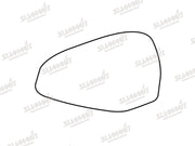 Summit Heated Base Plate With Blind Spot Mirror Glass fits Audi A4 15 to 17 LHS Summit - Dynamic Drive