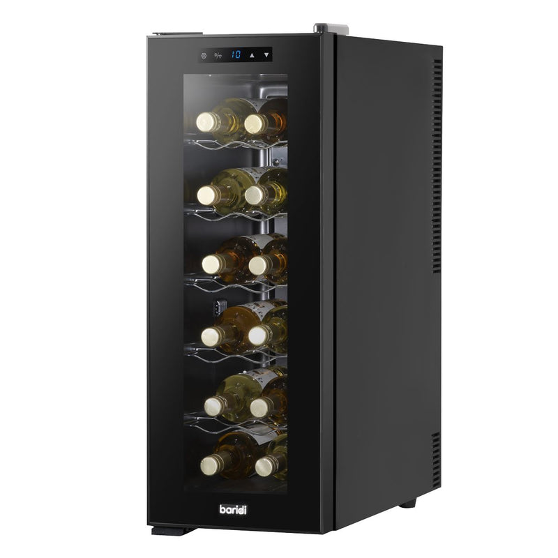 Baridi 12 Bottle Wine Fridge & Cooler - Black DH73 Baridi - Dynamic Drive