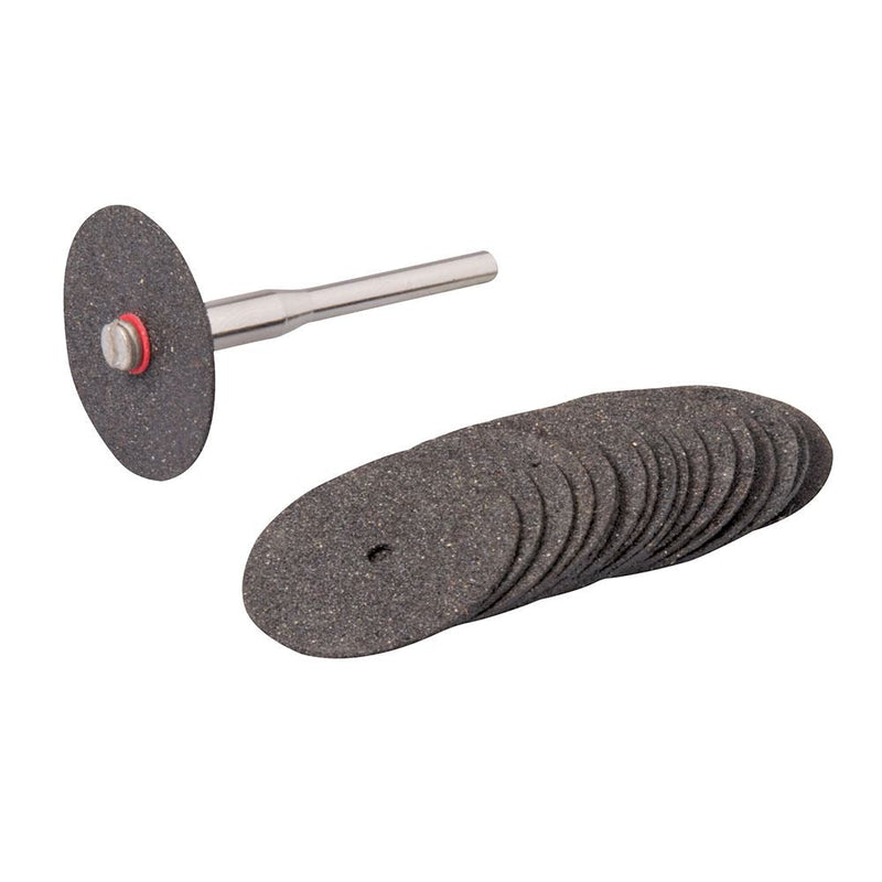 Silverline Rotary Tool Metal Cutting Disc Set 18pce 24mm Dia Silverline - Dynamic Drive