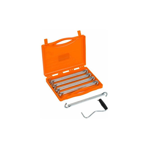 Vango Anchor Steel Peg Set 23cm x 20 Peg extractor storage case Silver Vango - Dynamic Drive