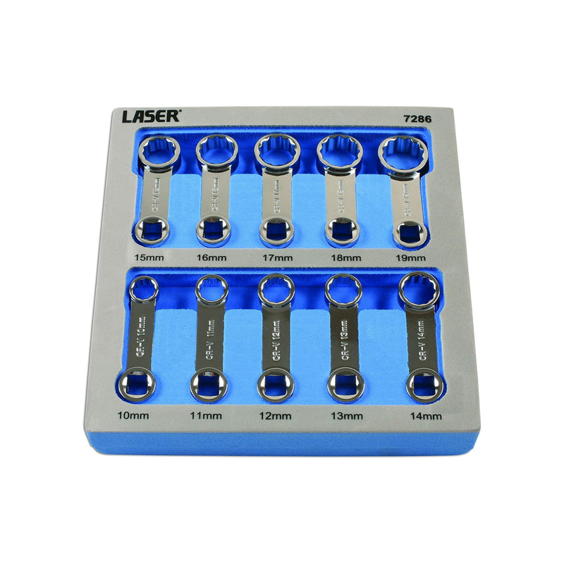 Laser Torque Adaptor Set 3/8"D 10pc 7286 Laser - Dynamic Drive