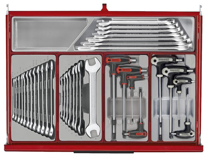 Teng Tools 26" PRO35™ roller cabinet tool kit 628 pieces red Town Tools - Dynamic Drive