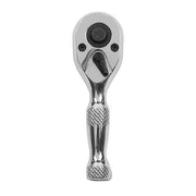 Sealey Stubby Ratchet Wrench 1/4"Sq Drive Pear-Head Flip Reverse AK660S Sealey  - Dynamic Drive