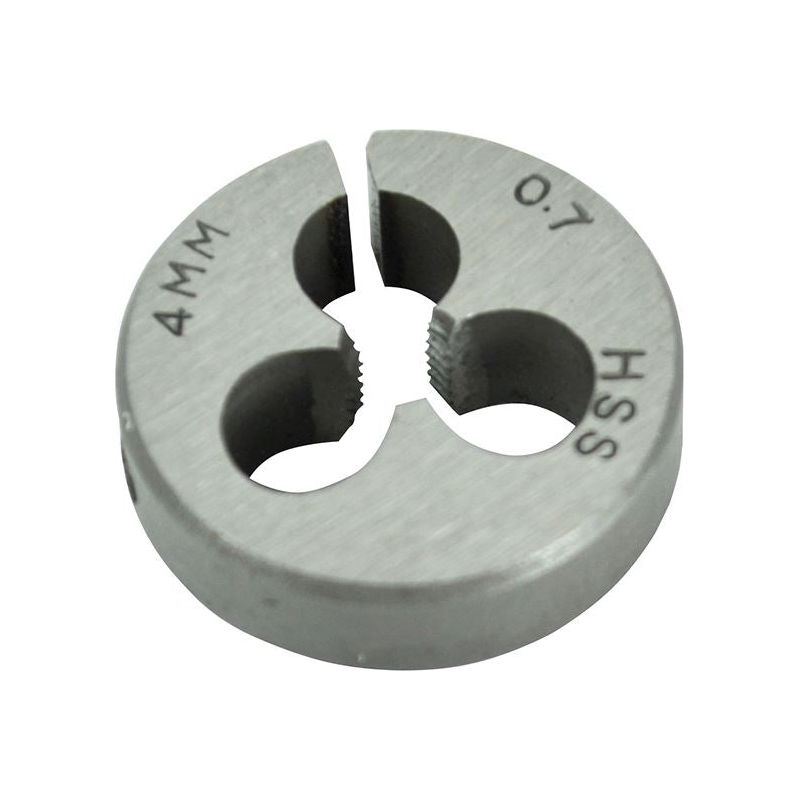 Faithfull HSS Straight Flute Split Die M4 x 0.7, 13/16in OD Faithfull - Dynamic Drive