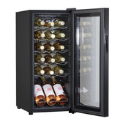 Baridi 18 Bottle Wine Fridge & Cooler - Black DH6 Baridi - Dynamic Drive