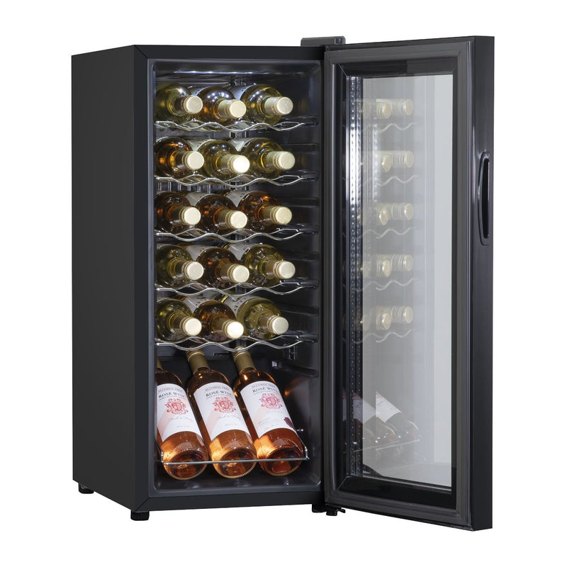 Baridi 18 Bottle Wine Fridge & Cooler - Black DH6 Baridi - Dynamic Drive