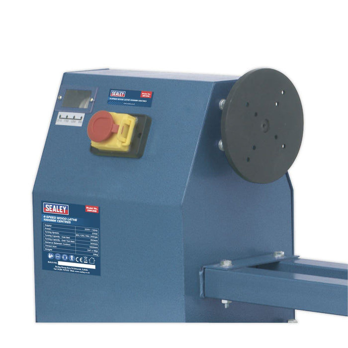 Sealey Wood Lathe 1000mm SM1308 Sealey - Dynamic Drive