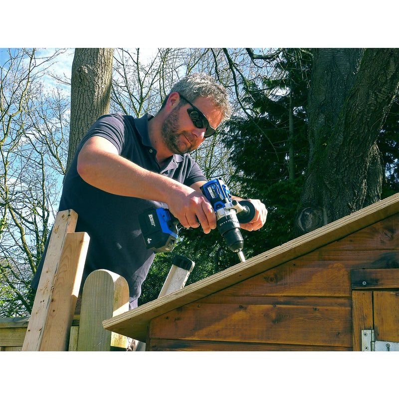 Draper D20 20V Brushless Combi Drill, 1 x 4.0Ah Battery, 1 x Fast Charger 79894 Draper - Dynamic Drive
