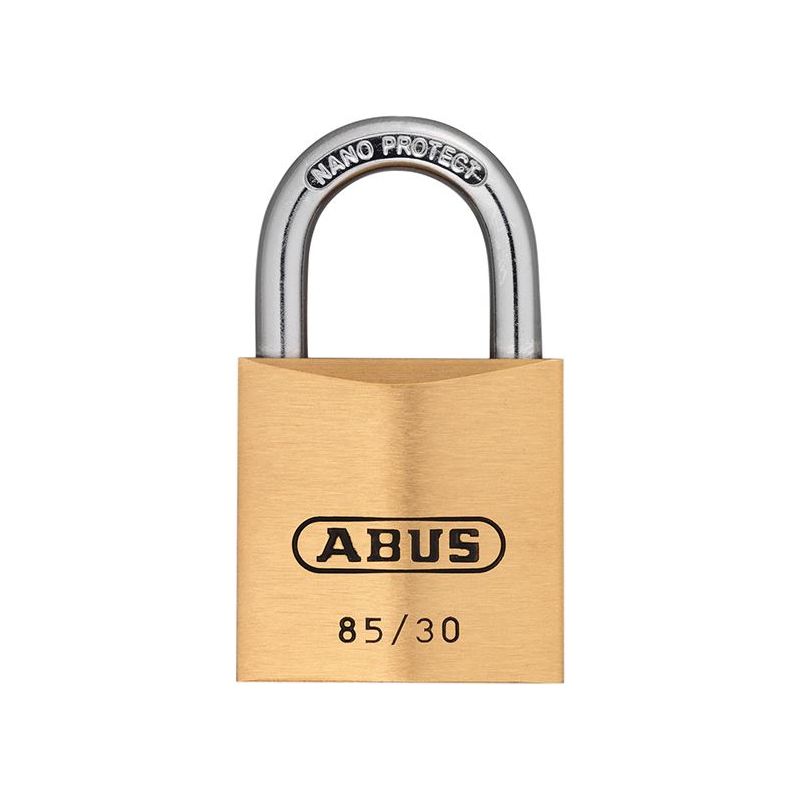 Abus Mechanical 85/30mm Brass Padlock Carded ABUS Mechanical - Dynamic Drive