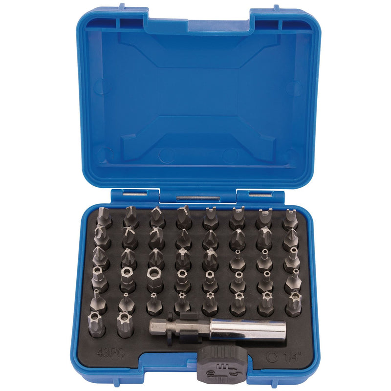 Draper Security Screwdriver Bit Set (43 Piece) 82397 Draper - Dynamic Drive