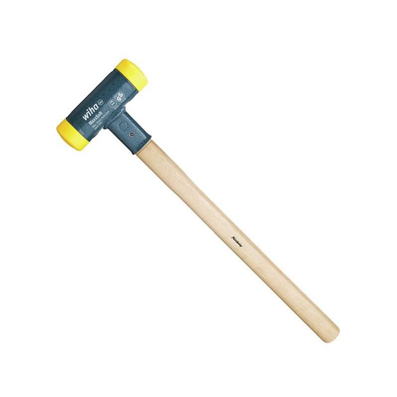 Wiha Soft-Face Dead-Blow Hammer Hickory Handle 436g Wiha - Dynamic Drive
