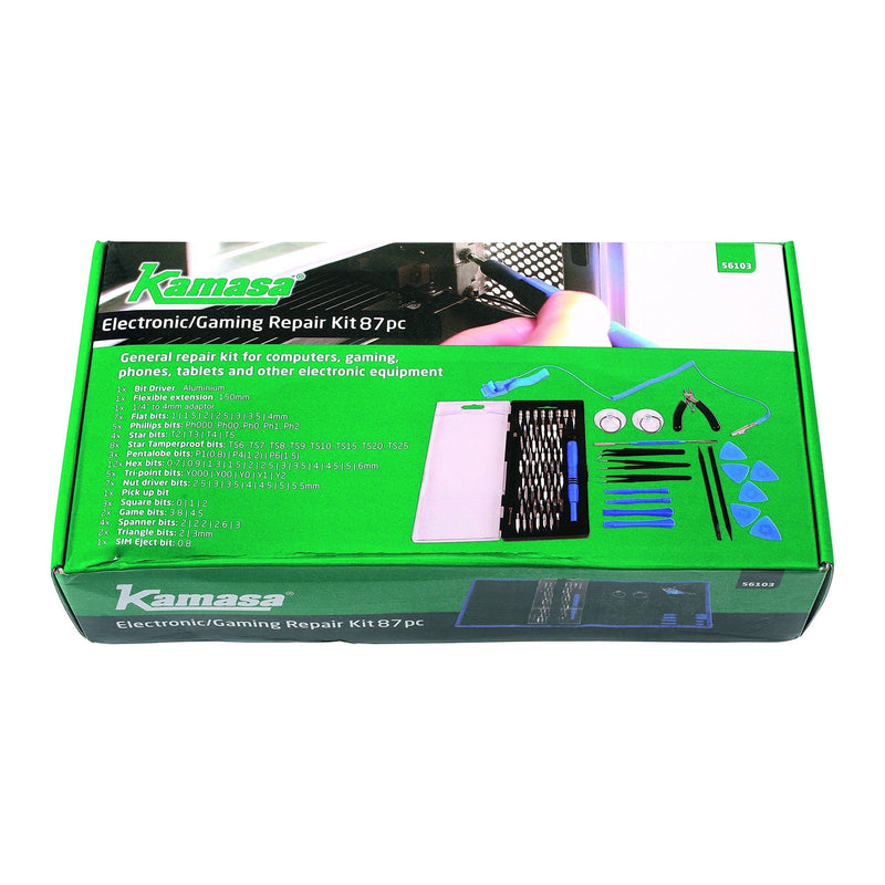 Kamasa Gaming/Electronics Repair Kit 87pc 56103 Kamasa - Dynamic Drive