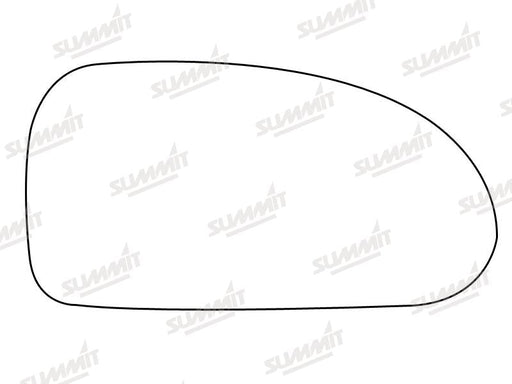 Summit Stick-On Standard Mirror Glass fits Hyundai Coupe RHS Summit - Dynamic Drive