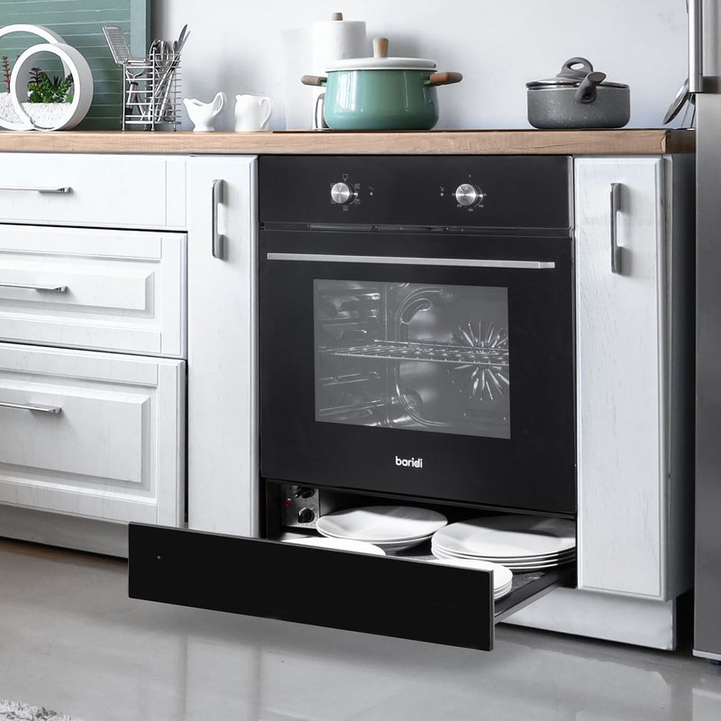 Baridi Integrated Warming Drawer 60cm - Black DH201 Baridi - Dynamic Drive