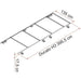 Fiamma Roof Rail Ducato H3 - RHD (05808-04-) Fiamma - Dynamic Drive