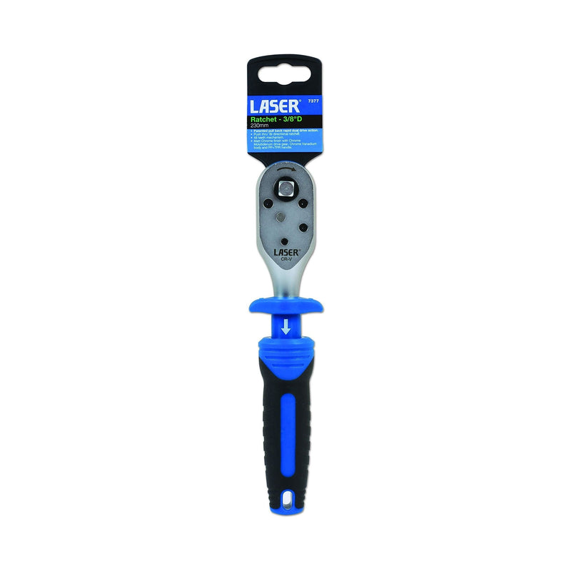 Laser Pull Back Rapid Action Ratchet 3/8"D 7377 Laser - Dynamic Drive